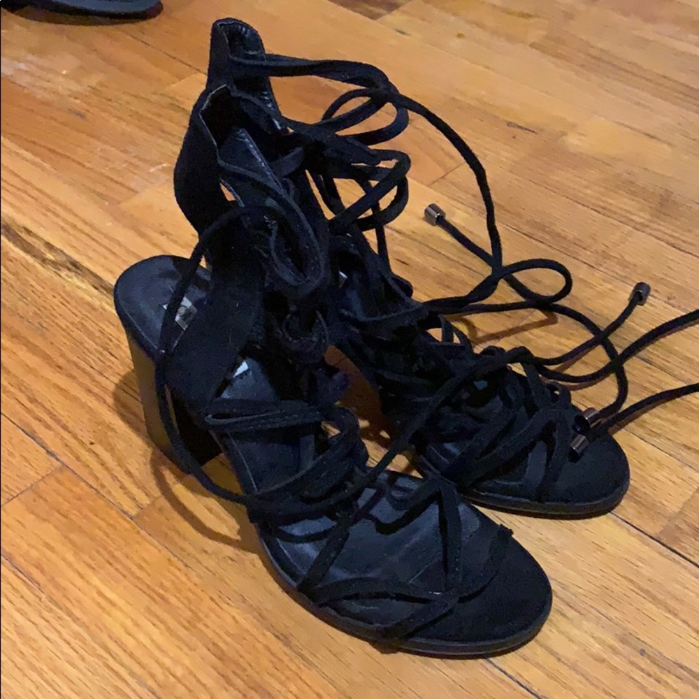 Strappy heels